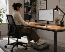 Repose-Pieds Ergonomique de Bureau avec Rouleaux de Massage