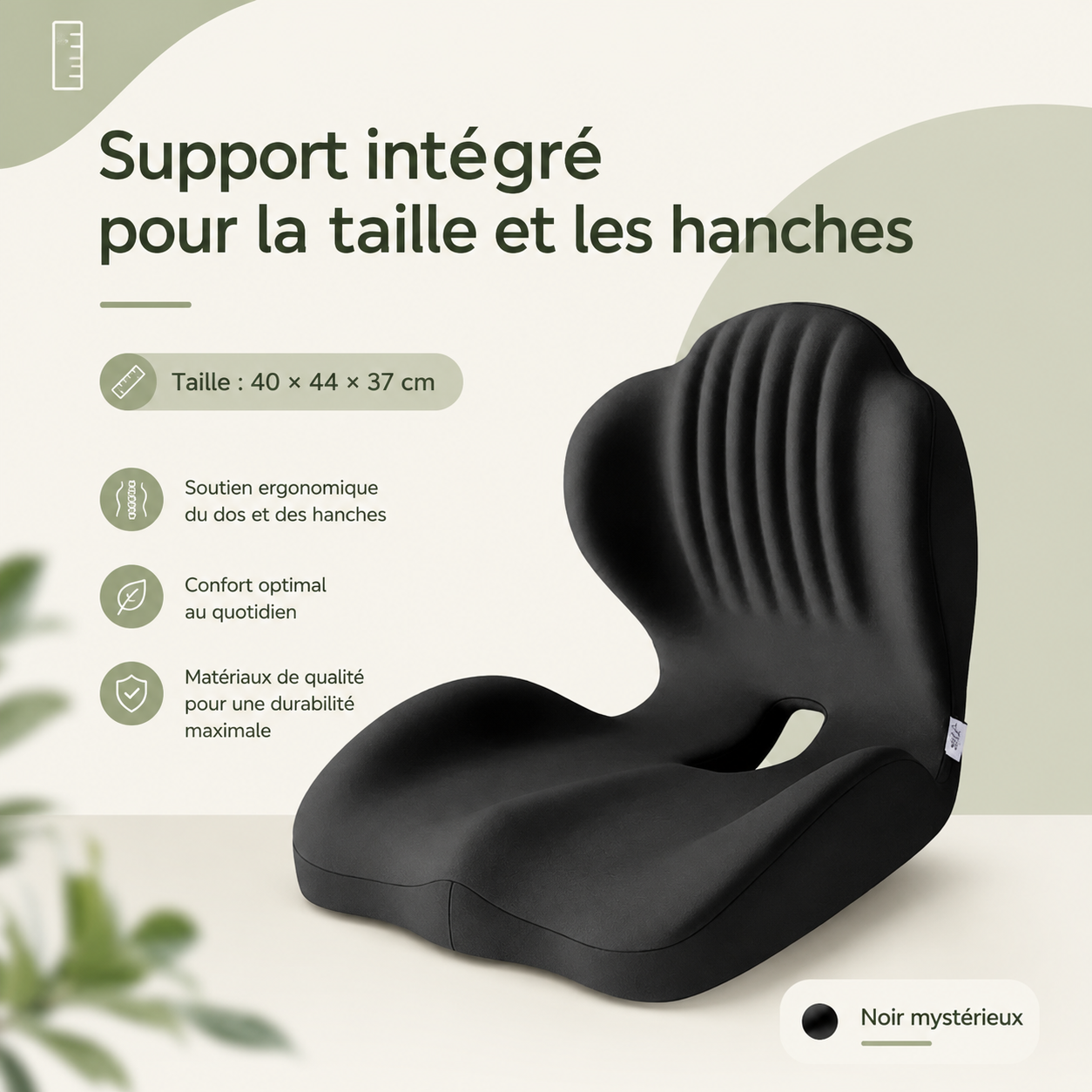 Coussin Lombaire Ergonomique – Soutien du Dos