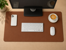 Tapis de Bureau XL en Cuir PU – Imperméable & Antidérapant