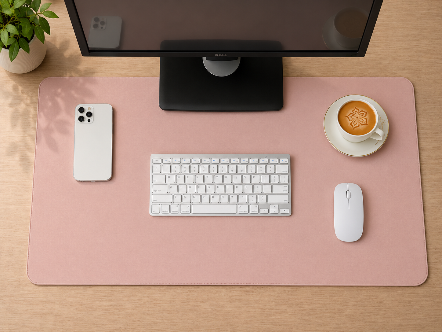 Tapis de Bureau XL en Cuir PU – Imperméable & Antidérapant