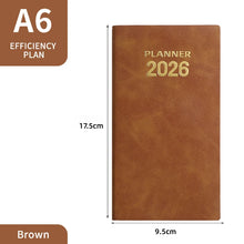 Agenda 2026 A6 – Planificateur Quotidien Premium