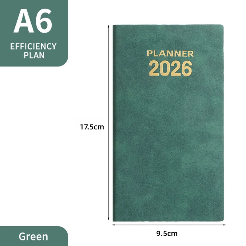 Agenda 2026 A6 – Planificateur Quotidien Premium