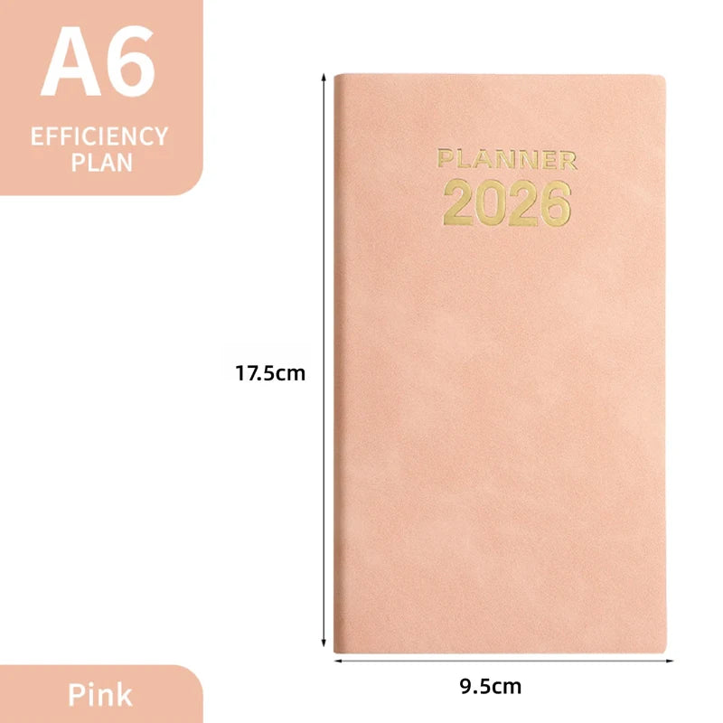 Agenda 2026 A6 – Planificateur Quotidien Premium