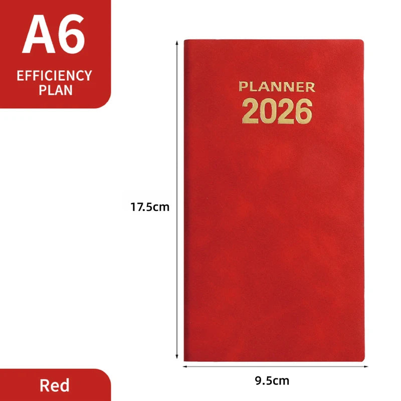Agenda 2026 A6 – Planificateur Quotidien Premium