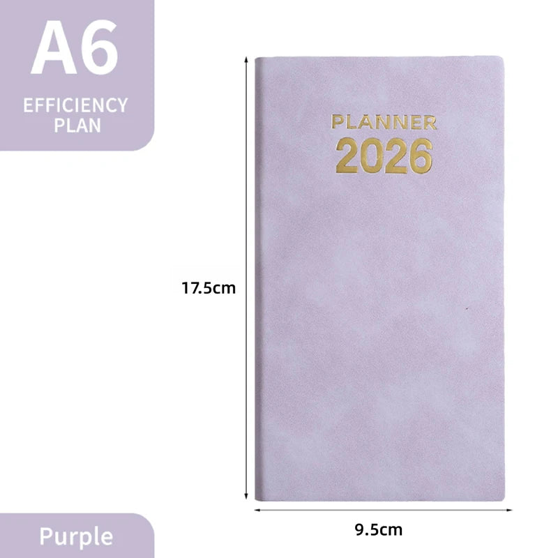 Agenda 2026 A6 – Planificateur Quotidien Premium